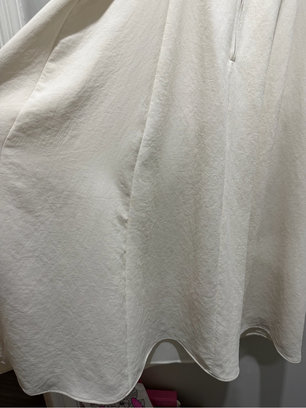 Aritzia Cream Strapless A-Line Dress - Picture 9 of 9